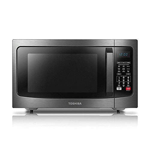 Toshiba EC042A5C-BS 1.5 Cu ft./1000W, Microwave oven with Convection, Black Stainless Steel