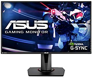 ASUS VG278QR 27 Gaming Monitor, 1080P Full HD, 165Hz (Supports 144Hz), G-SYNC Compatible, 0.5ms, Extreme Low Motion Blur, Eye Care, DisplayPort HDMI DVI