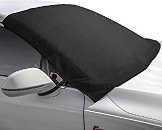 OxGord Windshield Snow Cover Ice Removal Wiper Visor Protector All Weather Winter Summer Auto Sun Shade for Cars Trucks Vans and SUVs Stop Scraping with a Brush or Shovel