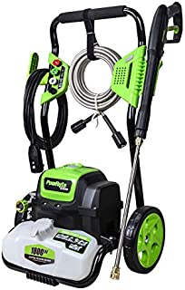 PowRyte Elite Power Washer 4500PSI 3.5GPM, Electric Pressure Washer with 4pcs 1/4'' Universal Spray Nozzles (Green)