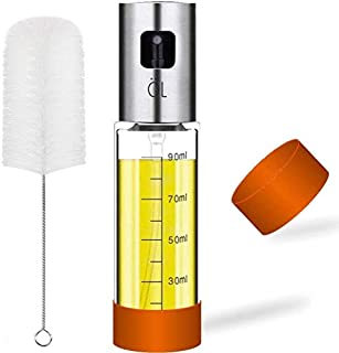 Olive Oil Sprayer Misters Bottle: 3.4-Ounce Oil Dispenser Bottle for Air Fryer Cooking - 1 Pack