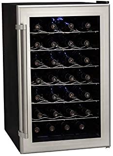 Koldfront TWR282S 28 Bottle Ultra Capacity Thermoelectric Wine Cooler - Platinum