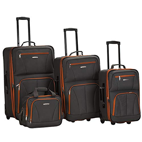 Rockland Journey Softside Upright Luggage Set