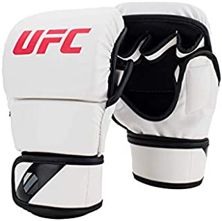 UFC 8oz MMA Sparring Gloves - SM/Med - MMA Gloves, White, Small/Medium