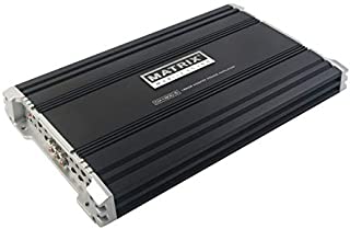 MATRIX DX1800.5 1800 Watts 5 Channel MOSFET Power Car Amp with PWM Controlled DC to DC Switching Power Supply for Speakers and Subwoofers Amplifier with Bass Remote Control Knob Included