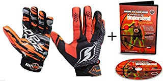 Hoop Handz Weighted Basketball Training Gloves w/Undersized Basketball Player Drills DVD (Medium)