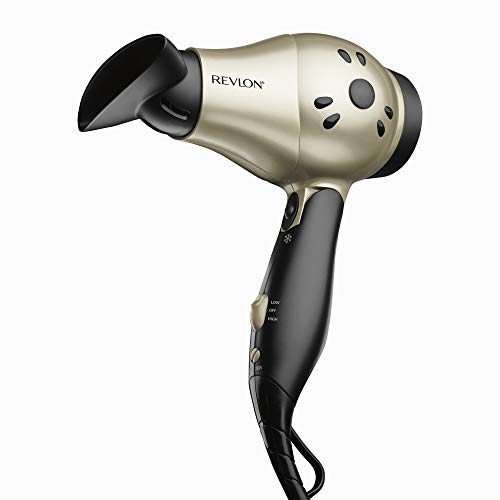 REVLON 1875W Compact+ Folding Handle Travel Hair Dryer