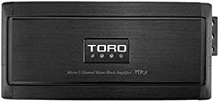 TORO TECH  MR2, 1000 Watts MAX  500 Watts x 1 RMS 1 Stable Micro Sized Monoblock Car Amplifier Sound Quality Class D Design, Built-in Auto Sensing Turn On, Car Amplifier