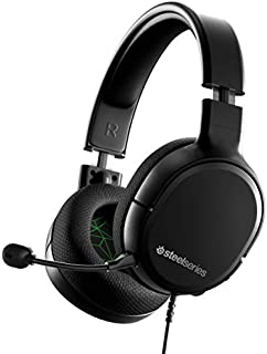 SteelSeries Arctis 1 Wired Gaming Headset  Detachable ClearCast Microphone  Lightweight Steel-Reinforced Headband  for Xbox, PC, PS4, Nintendo Switch and Lite, Mobile