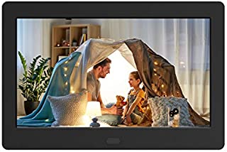 Digital Photo Frame with IPS Screen - Digital Picture Frame with 1080P Video, Music, Photo, Auto Rotate, Slide Show, Remote Control, Calendar, Time,1280x800 16:9 (7 Inch Black)