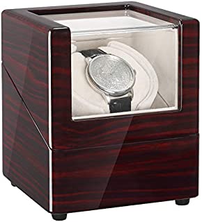 CHIYODA Single Automatic Watch Winder with Quite Motor-Unique12 Rotation Modes