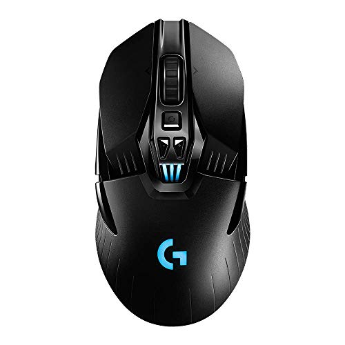 Logitech G903 LIGHTSPEED Wireless Gaming Mouse W/ Hero 16K Sensor, 140+ Hour with Rechargeable Battery and Lightsync RGB. PowerPlay Compatible, Ambidextrous, 107G+10G optional, 16, 000 DPI