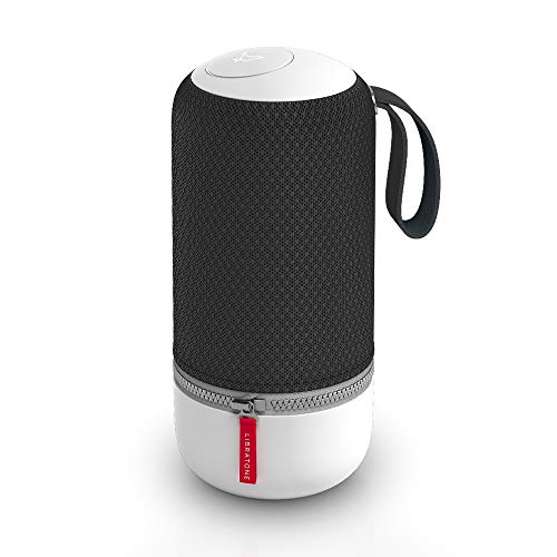 Libratone Zipp Mini Wifi Bluetooth Smart Speaker, 360° Loud Stereo Sound with Dual Mic Build-in, Deep Bass, 12 Hour Playtime, Airplay2 and Spotify connect, Work with Alexa(Graphite Grey)