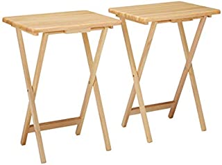 Winsome Alex 2-pc Set TV Table, Natural