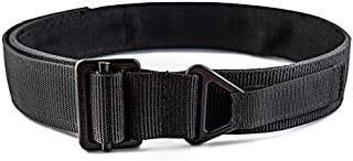 WOLF TACTICAL Heavy Duty Riggers Belt - Stiffened 2-Ply Emergency Rescue Belt for Concealed Carry EDC Survival Wilderness Hunting CCW Combat Duty