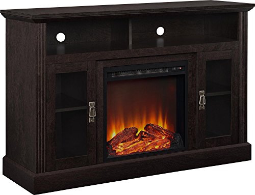 Ameriwood Home Chicago Electric Fireplace TV Console for TVs up to a 50