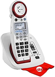 Clarity XLC3.4+ Severe Hearing Loss Ampified Cordless Phone with Circuit City Microfiber Cleaning Cloth