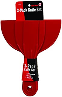 Red Devil 4718 3-Piece Plastic Knife Set