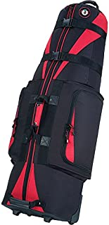 Golf Travel Bags Unisex Caravan 3.0 Bag, Black with Red Trim