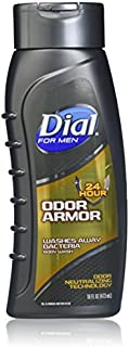 Dial Men's Odor Armor Body Wash, 16 Fluid Ounces (Pack of 2)