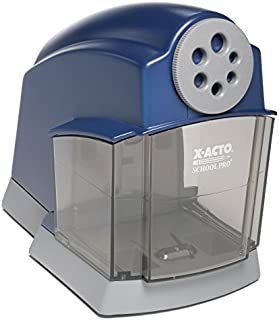 X-ACTO School Pro Classroom Electric Pencil Sharpener, Blue, 1 Count