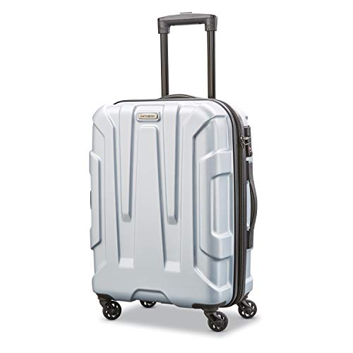 Samsonite Centric Hardside Expandable Luggage with Spinner Wheels, Silver, Carry-On 20-Inch