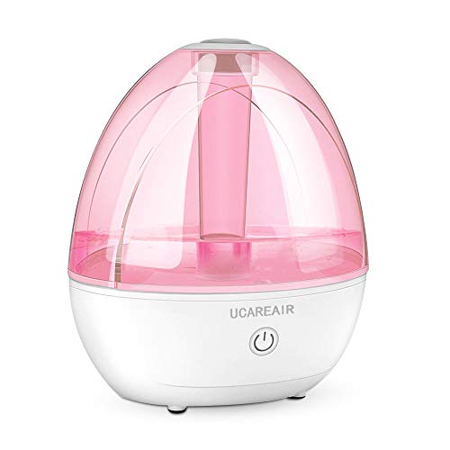 Cool Mist Humidifier  Humidifier for Baby Bedroom, Super Quiet Mist Humidifier with High Low Mist, Waterless Auto-off, Night Light, 2L Capacity, Filterless Humidifiers for home office, ETL Approved