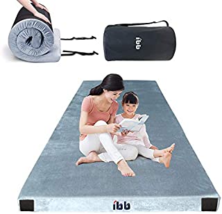 ibigbean Portable Sleeping Pad Memory Foam Camping Mattress for Camping Sleeping Pad,Guest Bed Lightweight,Outdoor Cot Pad Foam Portable Bed,Cover Removable,Come with Travel Bag(75x38x2.76in)