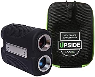 Upside Golf LOCKON Rangefinder - Worlds First Built-in Magnet, Pinseeker Lock, Slope Mode, 6X Laser Rangefinder 650+ Yards, Accurate Distance to 1 Yard, Water Resistant Tournament Legal Rangefinder