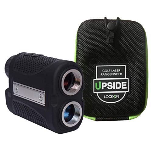 Upside Golf LOCKON Rangefinder - Worlds First Built-in Magnet, Pinseeker Lock, Slope Mode, 6X Laser Rangefinder 650+ Yards, Accurate Distance to 1 Yard, Water Resistant Tournament Legal Rangefinder