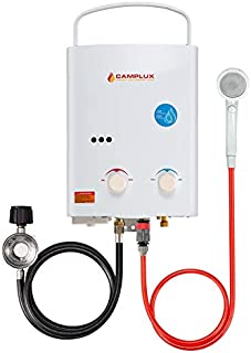 Camplux 5L 1.32 GPM Outdoor Portable Propane Tankless Water Heater