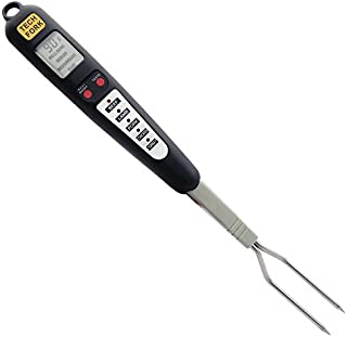 Meat Barbecue BBQ Grill Grilling Instant Reading Digital Thermometer with Fork Function and LED Display