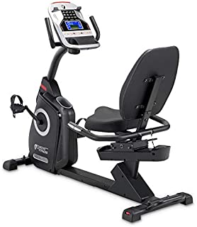 CIRCUIT FITNESS Circuit Fitness Magnetic Recumbent Exercise Bike with 15 Programs, 300-lb Capacity AMZ-587R