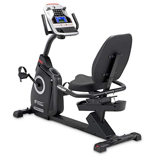 CIRCUIT FITNESS Circuit Fitness Magnetic Recumbent Exercise Bike with 15 Programs, 300-lb Capacity AMZ-587R