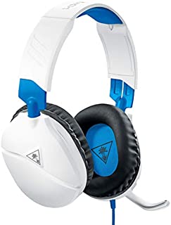 Turtle Beach Recon 70 White Gaming Headset for PlayStation 4 Pro, PlayStation 4, Xbox One, Nintendo Switch, PC, and Mobile - PlayStation 4