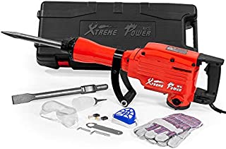 XtremepowerUS 2200Watt Heavy Duty Electric Demolition Jack hammer Concrete Breaker W/Case, Gloves