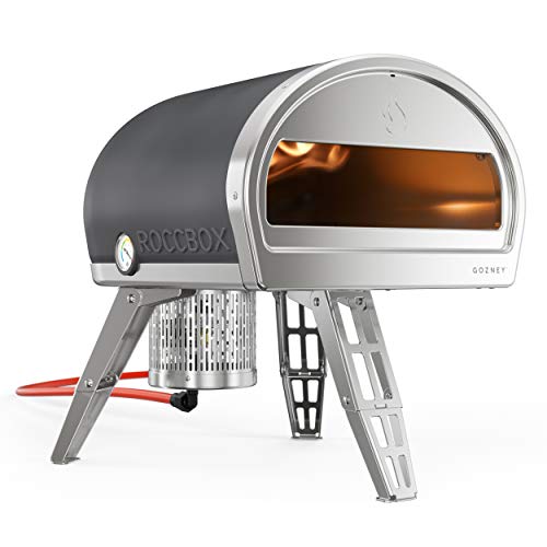 ROCCBOX by Gozney Portable Outdoor Pizza Oven - Gas or Wood Fired, Dual-Fuel, Fire & Stone Outdoor Pizza Oven, Buy Now for Free Wood Burner (Worth $100)