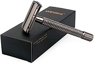 Weishi Nostalgic Long Handle Butterfly Open Double Edge Safety Razor