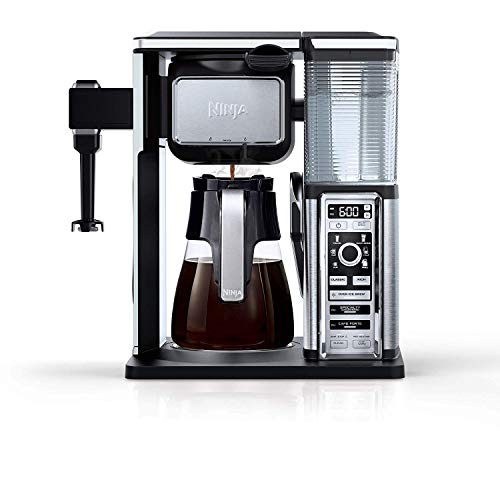 Ninja CF091 Coffee Bar, Black/Silver (Renewed)