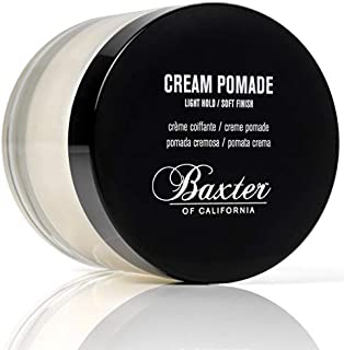 Baxter of California Cream Pomade for Men | Natural Finish | Light Hold | Hair Pomade | 2 fl. oz.