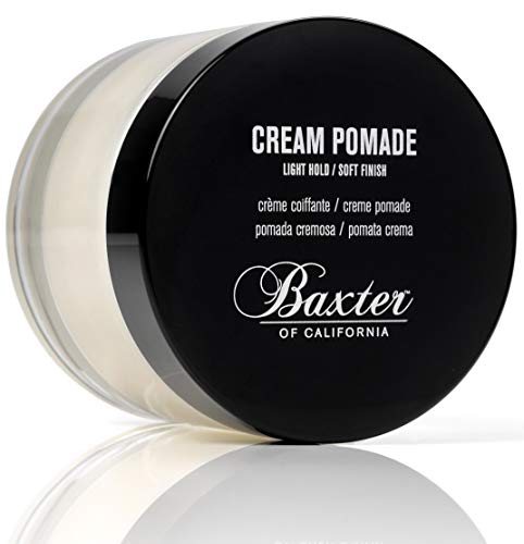 Baxter of California Cream Pomade for Men | Natural Finish | Light Hold | Hair Pomade | 2 fl. oz.