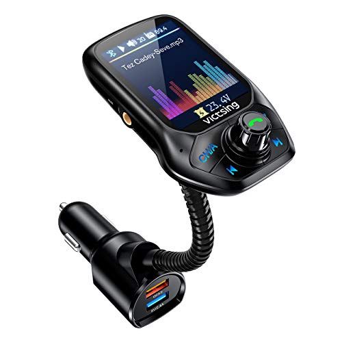 VicTsing (Upgraded Version) Bluetooth FM Transmitter