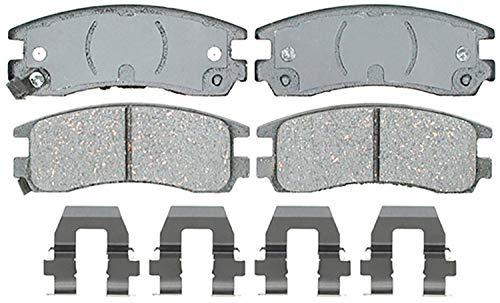 ACDelco Silver 14D698CH Ceramic Rear Disc Brake Pad Set