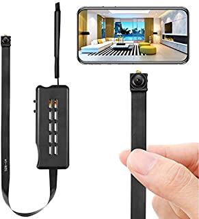 Spy Camera Module Wireless Hidden Camera WiFi Mini Cam HD 1080P DIY Tiny Cams Small Nanny Cameras Home Security Live Streaming Through Android/iOS App Motion Detection Alerts