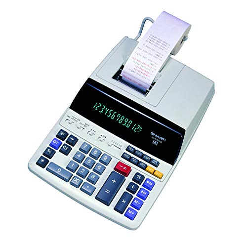 Sharp EL-1197PIII Heavy Duty Color Printing Calculator