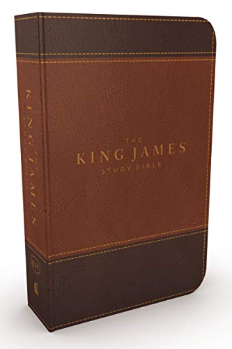 KJV, The King James Study Bible, Leathersoft, Brown, Red Letter, Full-Color Edition: Holy Bible, King James Version