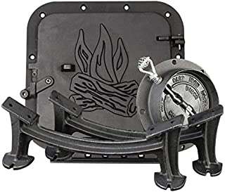 US Stove BSK1000 Barrel Camp Stove Kit, Black