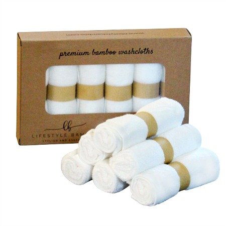 LIFESTYLE BAMBOO Bamboo Baby Washcloths