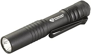 Streamlight MicroStream Ultra-compact Aluminum body with AAA alkaline battery, 3.5 Inch - 1.04 oz - 45 Lumens - 66318