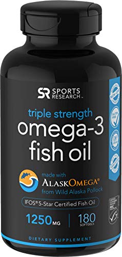 Omega-3 Wild Alaskan Fish Oil (1250mg per Capsule)